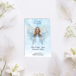 Blue Angel Wings Order of Service